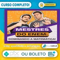 Capa: Mestres do Enem: Baixe Agora o Curso de Matemática Essencial