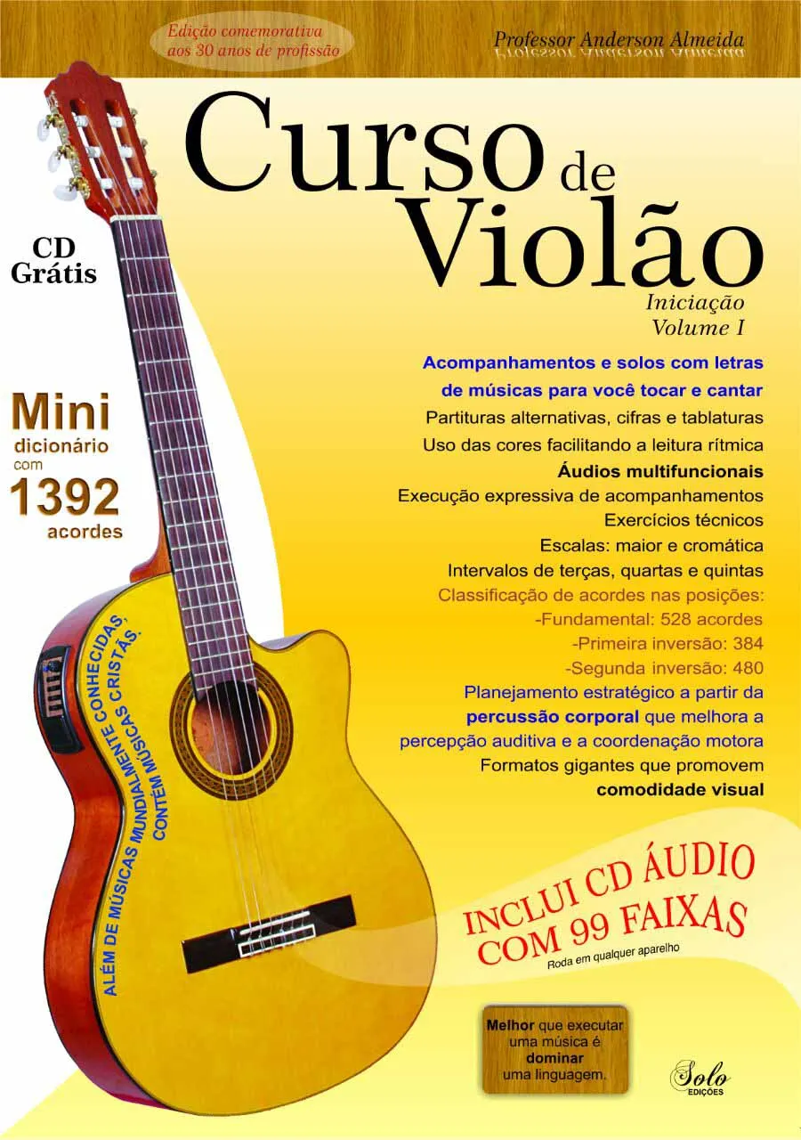 Capa: Baixar Curso de Violão e Guitarra: Download Completo e Passo a Passo
