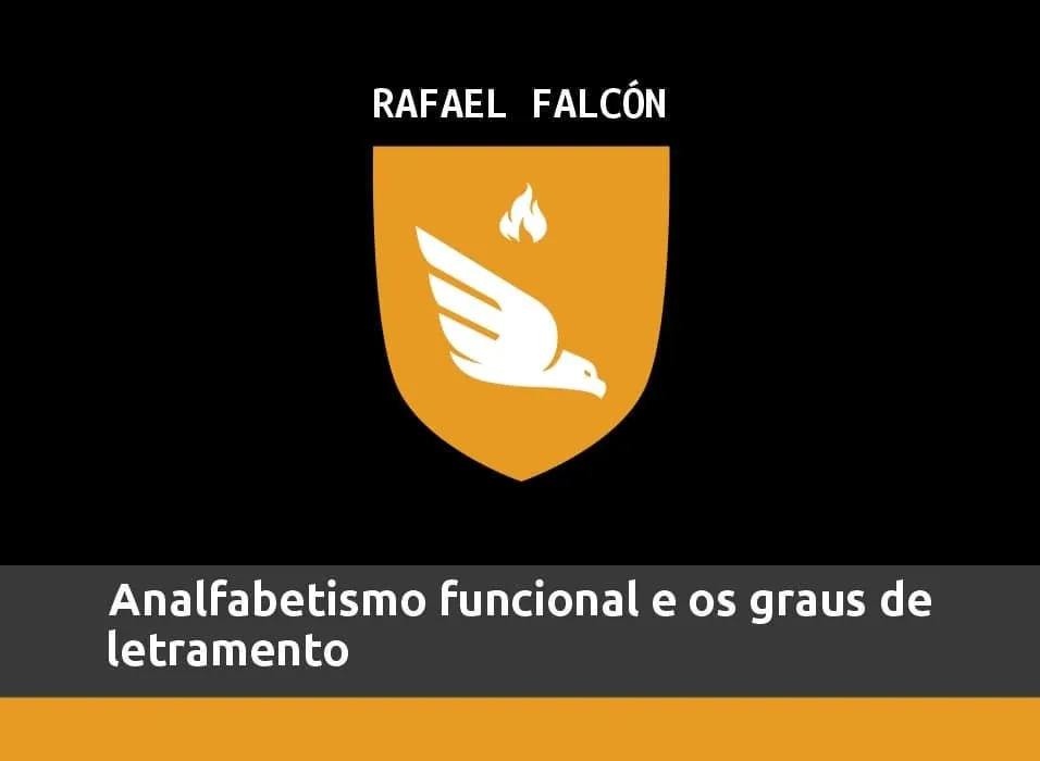 Capa: Baixar Curso Analfabetismo Funcional Rafael Falcón em Alta Qualidade