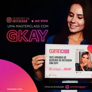 Capa: Baixar Segredos do Instagram com Gkay: O Guia Definitivo