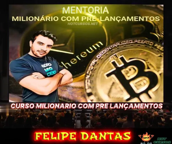 Capa: Baixar Curso Criptomoedas Felipe Dantas: Aprenda a Ser Milionário