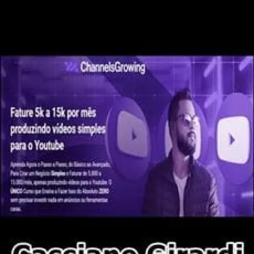Capa: Baixar Channels Club Cassiano Girardi: Lucros de R$ 5-15k/mês