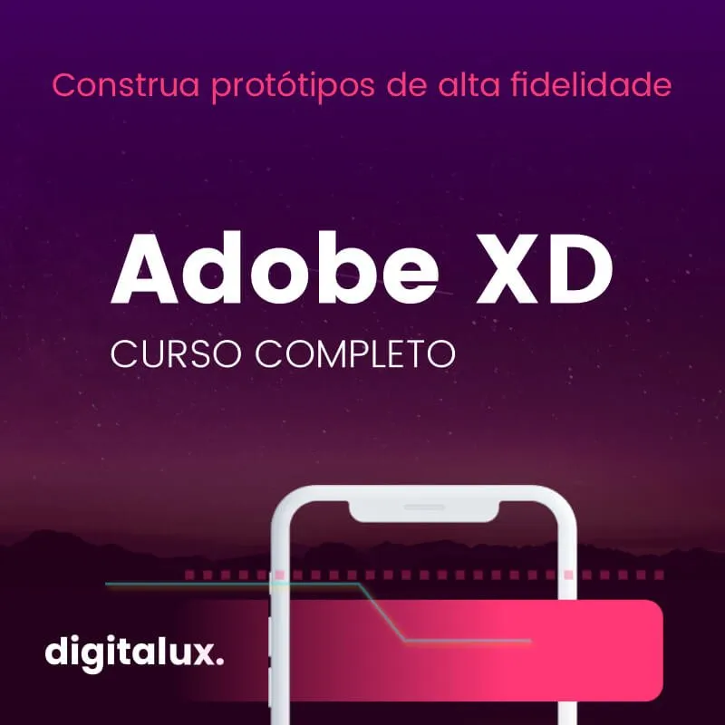 Capa: Adobe XD: Curso Completo de UX Design para Download