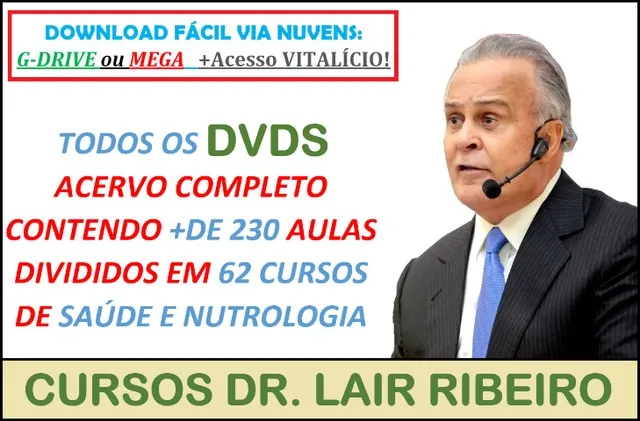Capa: Dr Lair Ribeiro: Baixar Cursos Online Completo – Acesso Imediato