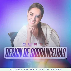 Capa: Baixar Design de Sobrancelhas por Raquel Barros: Curso Completo