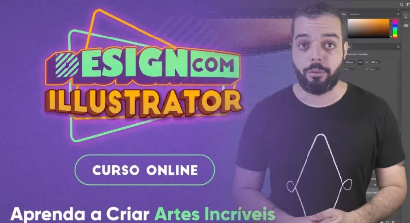 Capa: Baixar Curso Illustrator Viana Patrício: Artes Incríveis Agora!
