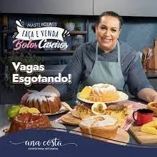 Capa: Masterclass Bolos Caseiros Yanca Ferreira: Baixar Curso Completo