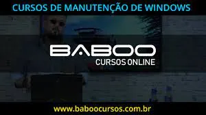 Capa: BABOO: Download Curso Manutenção Windows Total Completo