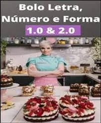 Capa: Baixar Bolos Letras & Formas 2.0 Bruna Rebelo | Curso Completo