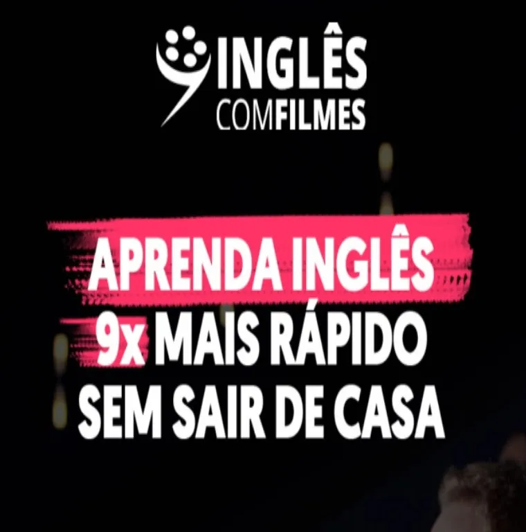 Capa: Inglês com Filmes: Baixar Método Completo e Dominar o Idioma