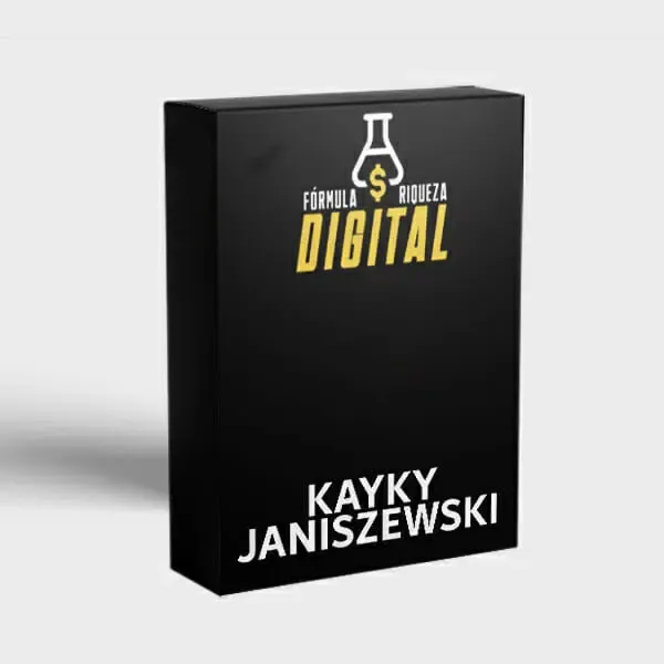 Capa: Fórmula Riqueza Digital Kayky Janiszewski: Baixar Curso Completo