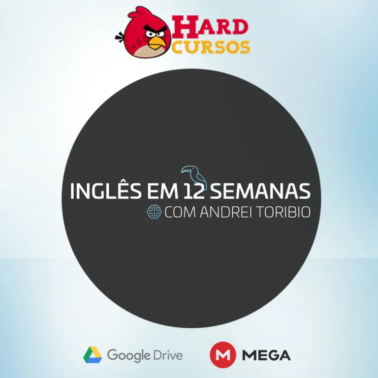 Capa: Baixar Inglês em 12 Semanas Andrei Toribio | Curso Completo
