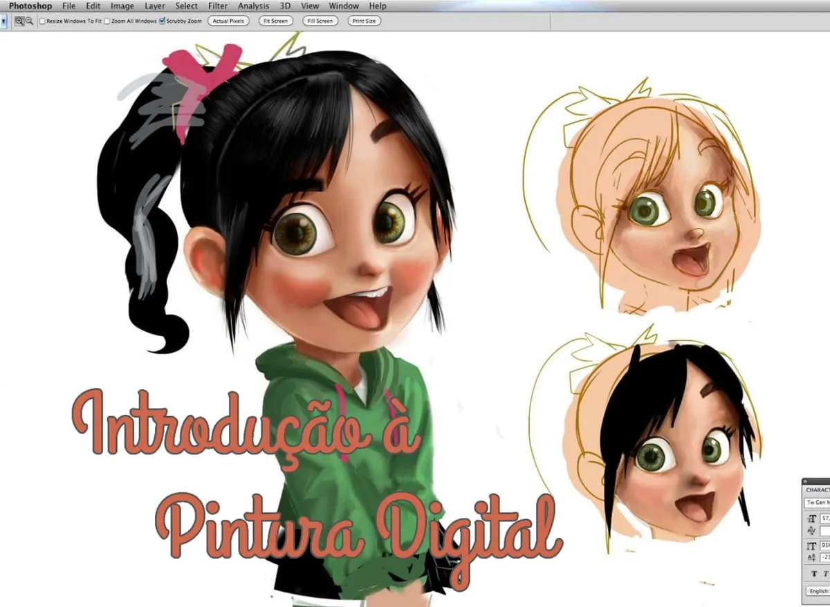 Capa: Baixar Introdução a Pintura Digital – Guilherme Gusmão Completo