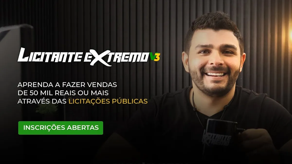 Capa: Licitante Extremo 4.0 2022: Baixar Curso Completo Rodolpho dos Anjos
