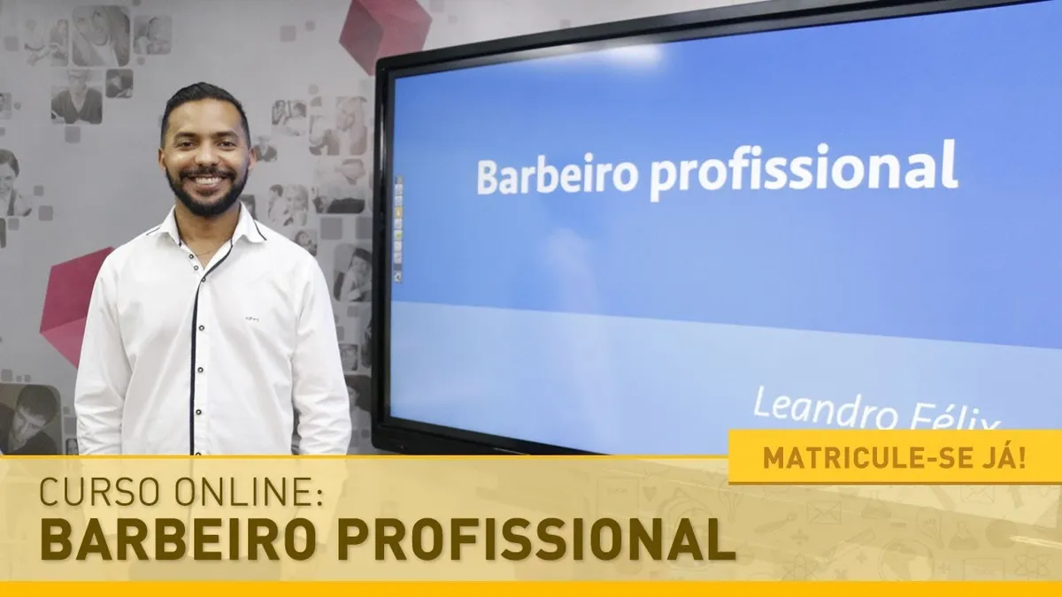 Capa: Baixar Curso Barbeiro Profissional Leandro Felix – Completo