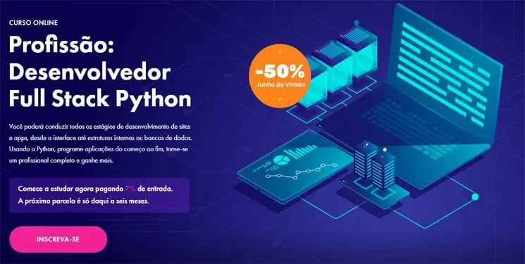 Capa: Baixar Curso Desenvolvedor Full Stack Python EBAC: Download Completo