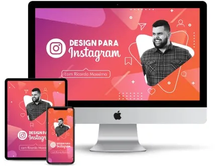 Capa: Baixar Curso Design para Instagram Ricardo Maxxima: Download Completo