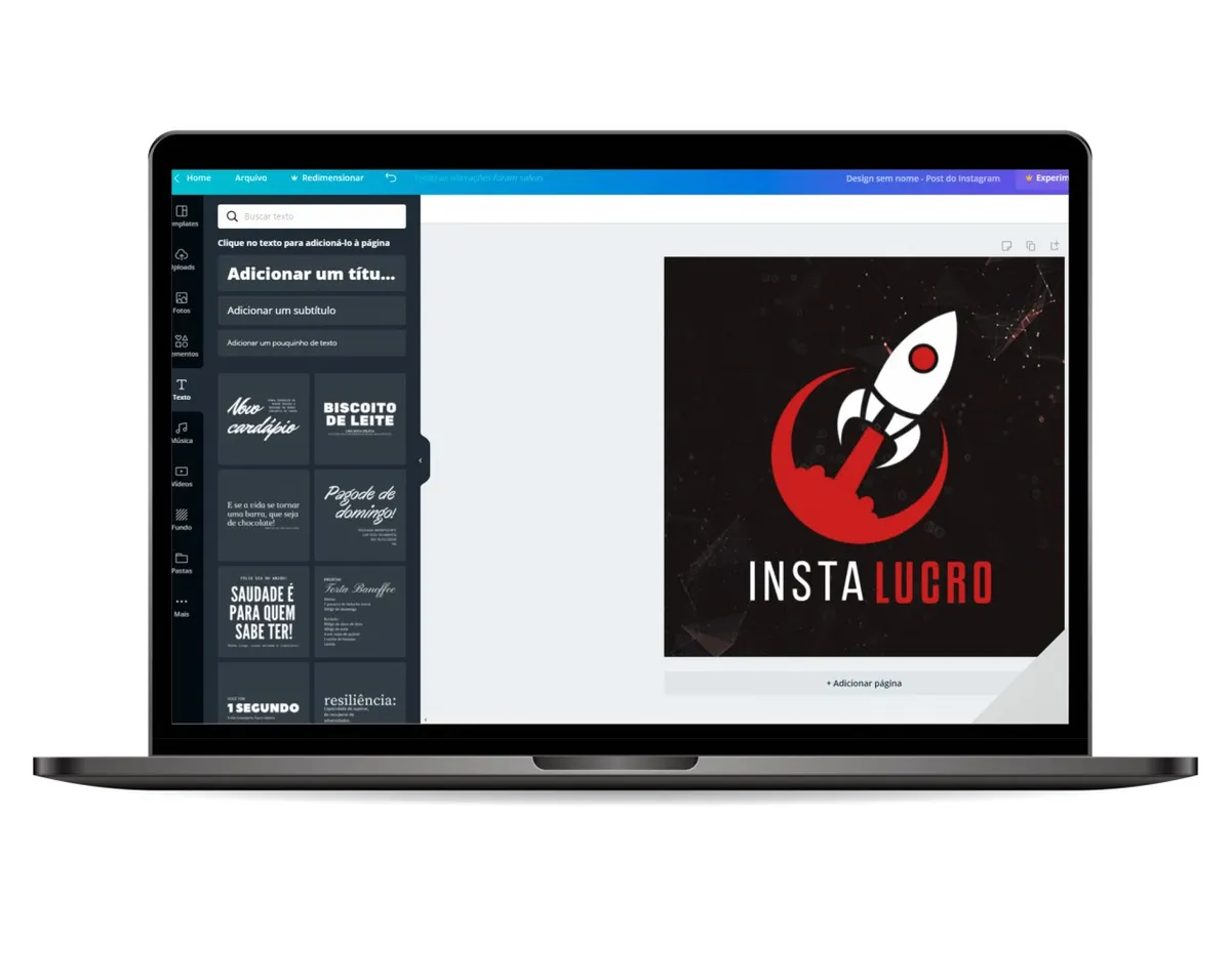 Capa: Insta Lucro: Download do Curso Completo e Rápido