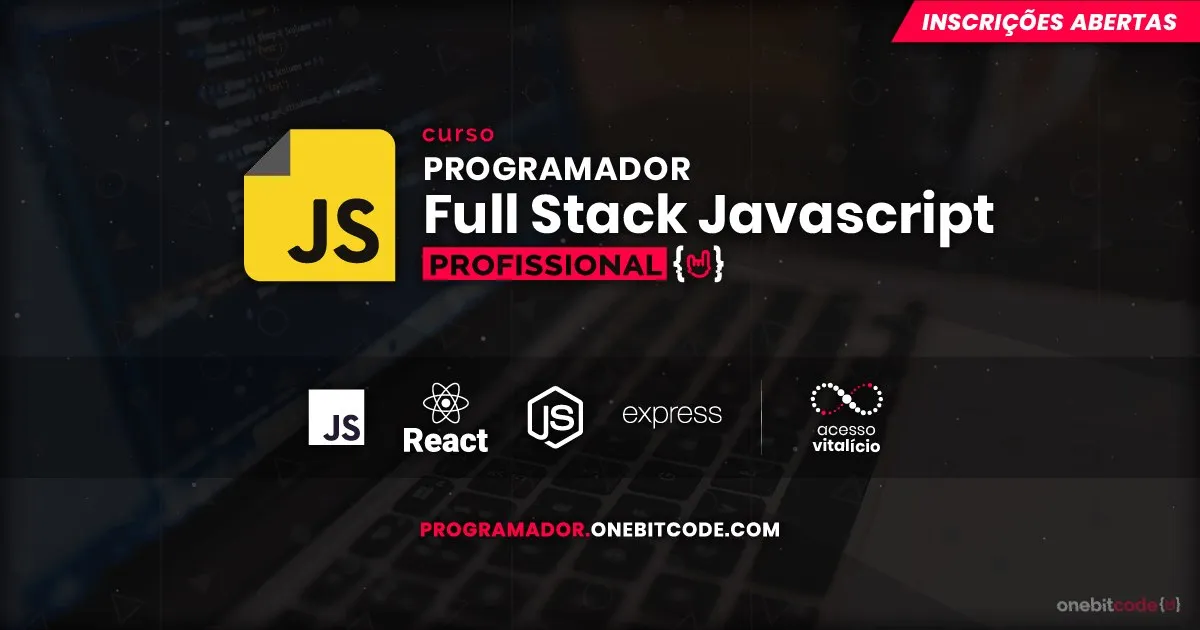Capa: Baixar Programador Full Stack Javascript Onebitcode: Acesso Imediato!