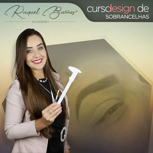 Capa: Baixar Design de Sobrancelhas Raquel Barros: Curso Completo