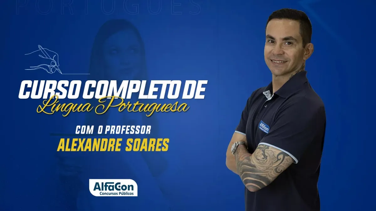 Capa: Baixar Curso Português Alexandre Soares – Completo e Atualizado