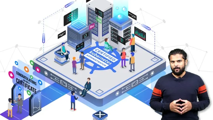 Capa: CKA: Baixe Curso de Kubernetes com Testes Práticos