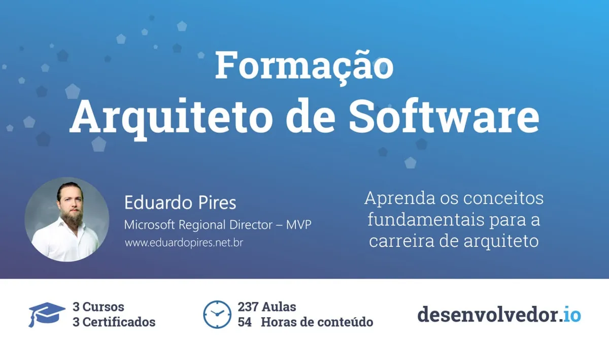 Capa: Formação Arquiteto de Software Desenvolvedor.io: Download Completo