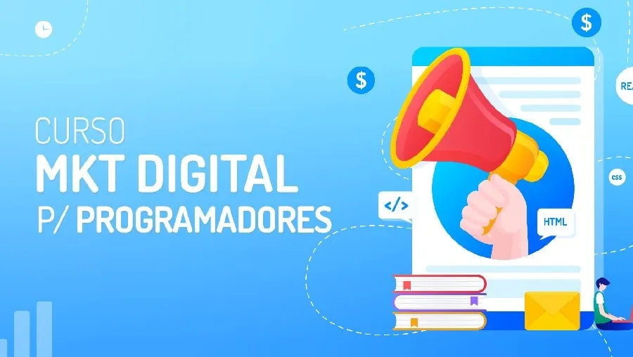 Capa: Marketing Digital para Desenvolvedores: Baixe Agora o Curso Danki Code
