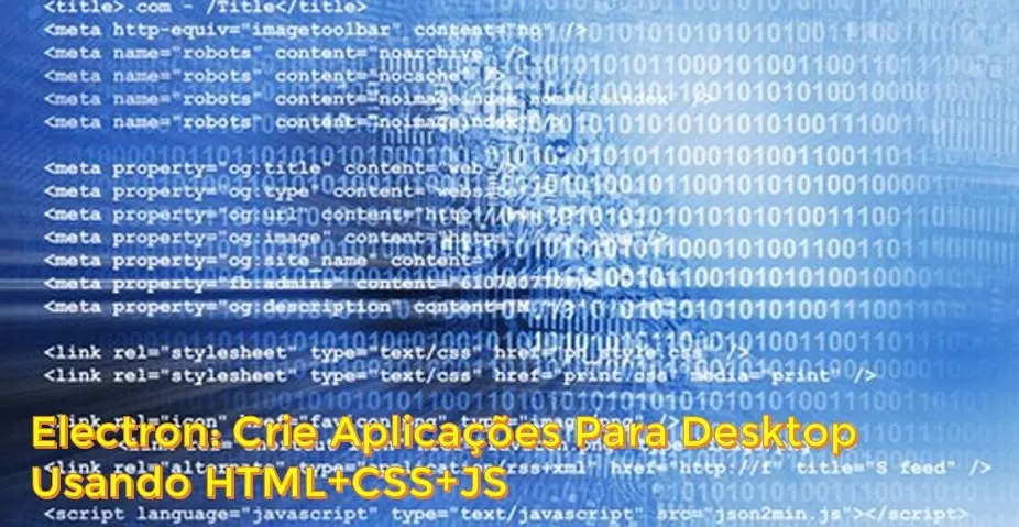 Capa: Electron: Baixe o Curso Completo de Desktop com JS