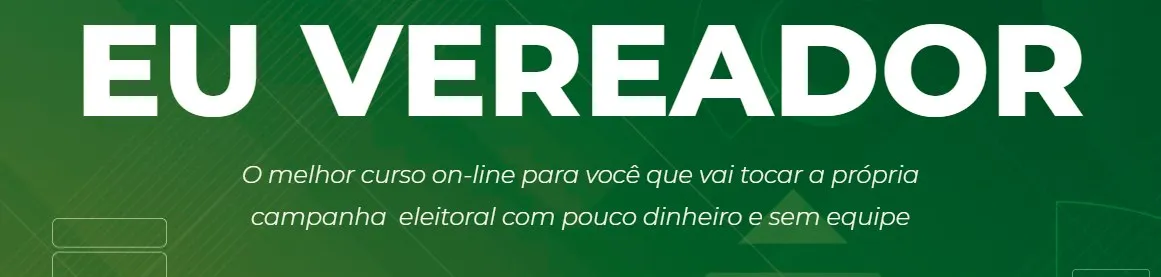 Capa: Eu Vereador: Baixar Curso Marcelo Vitorino Completo