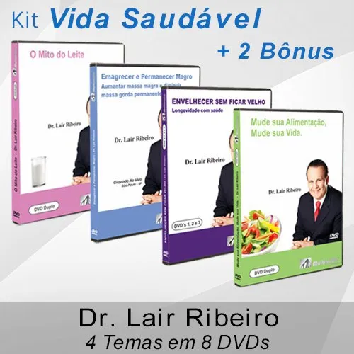 Capa: Baixar Curso Vida Saudável Lair Ribeiro Completo 2015