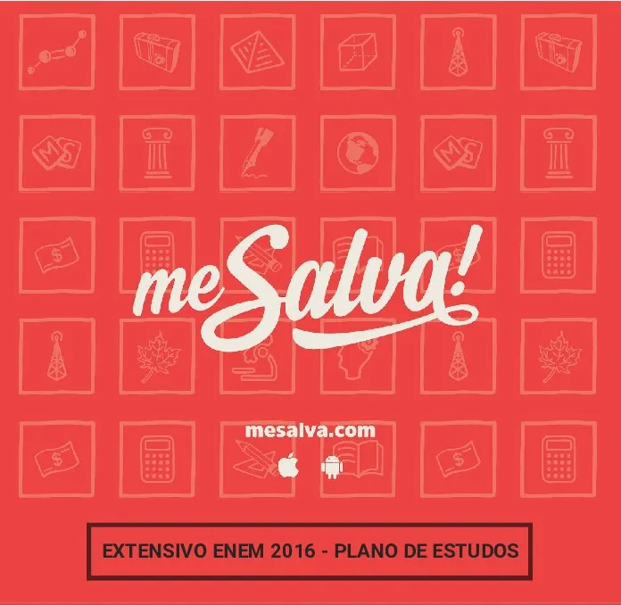 Capa: Me Salva ENEM 2016: Baixar PDF e Videoaulas Completas