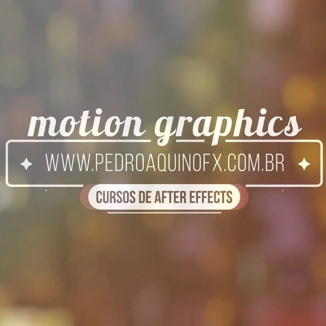 Capa: Curso Motion Graphics After Effects: Baixar Completo com Pedro Aquino