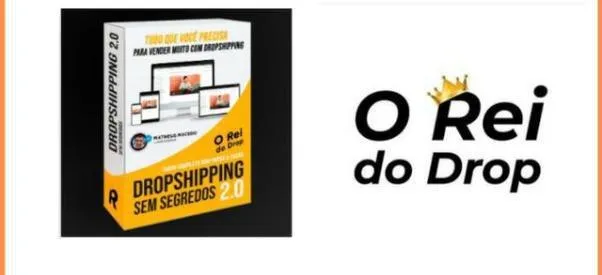 Capa: Dropshipping Sem Segredos: Baixe o Rei do Drop Agora!