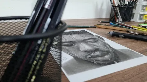 Capa: Curso Desenho Realista Reginaldo Borges: Download e Aulas Completas