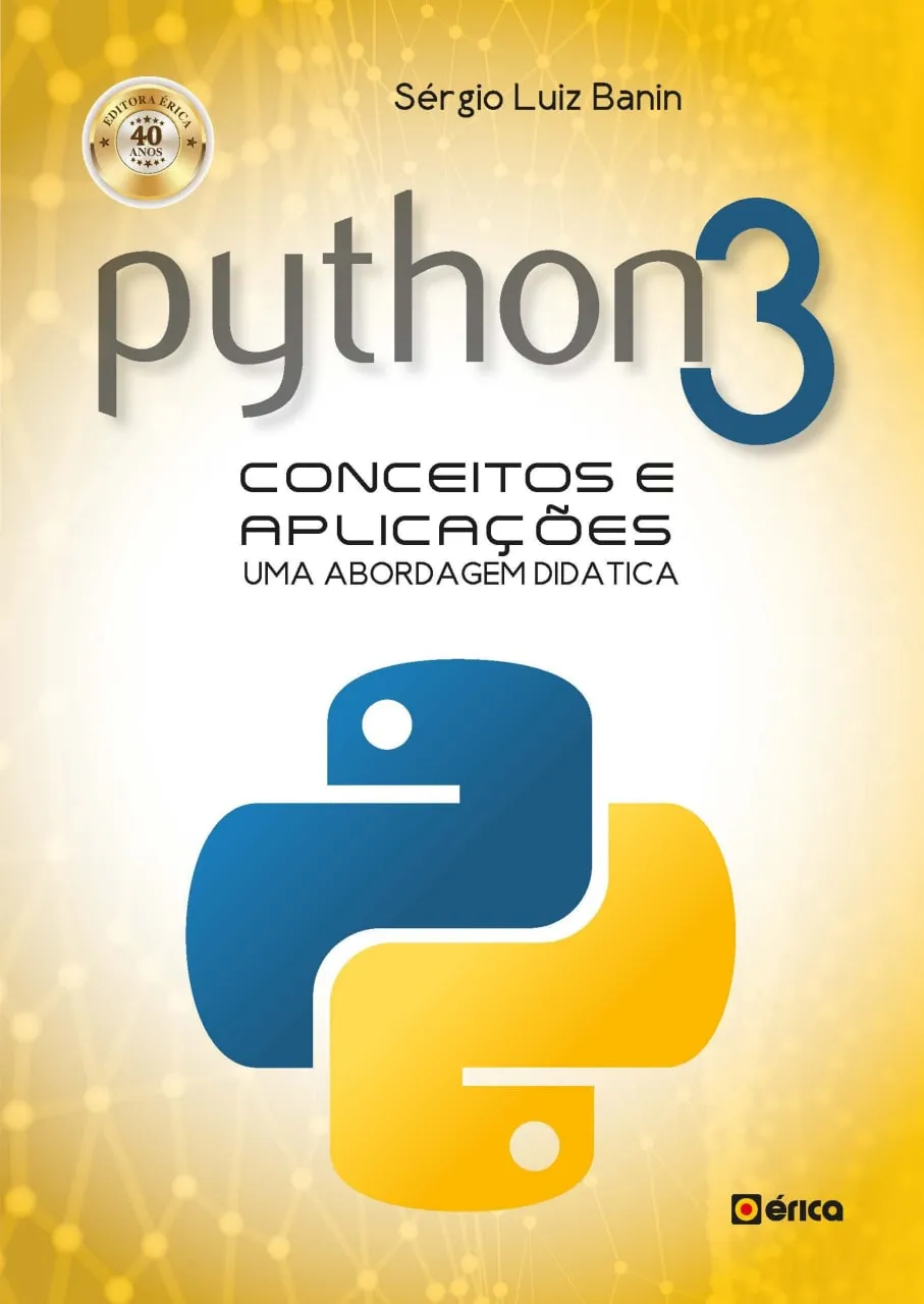 Capa: Python 3 por Sérgio Luiz Banin: Baixe o Curso Completo Agora!
