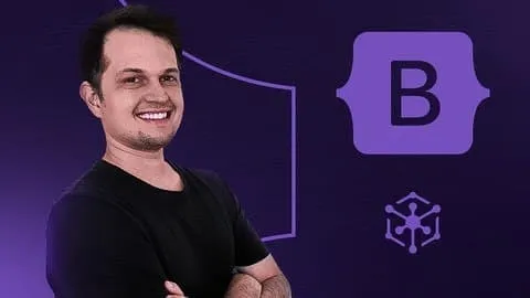 Capa: Bootstrap 5 Completo: Baixar Curso Matheus Battisti Agora!