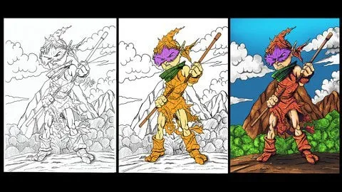 Capa: Master Class: Desenho de Personagem – Baixar Curso Ranima Comp