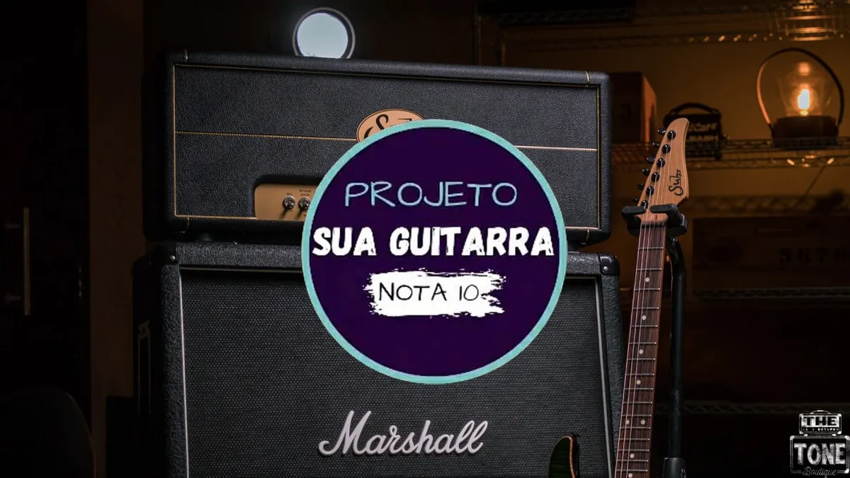 Capa: Baixar Projeto Sua Guitarra Nota 10: Timbre Perfeito
