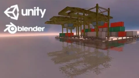 Capa: Unity e Blender: Baixar Curso Completo de Cenários 3D para Jogos