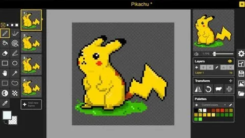 Capa: Baixar Curso Pixel Art Piskel: Aprenda com Yuri Medeiros!