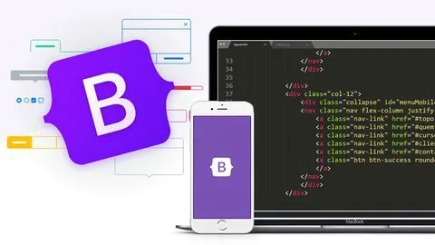 Capa: Bootstrap 5 2021: Baixar Curso Completo com Roberto Oliveira