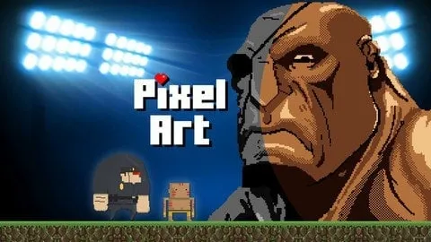 Capa: Pixel Art para Games: Baixe Agora o Curso Completo!