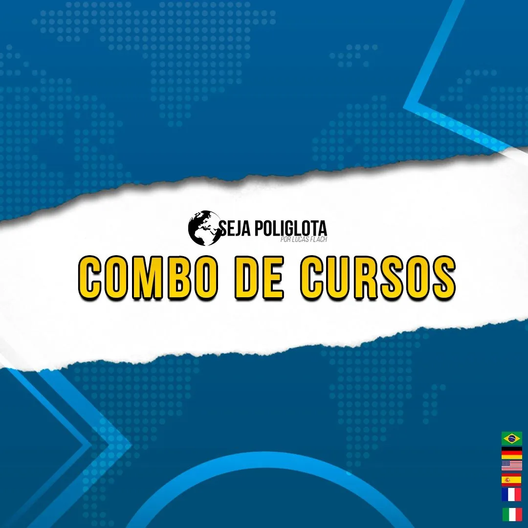Capa: Combo Seja Poliglota Lucas Flach: Baixar Curso Completo!