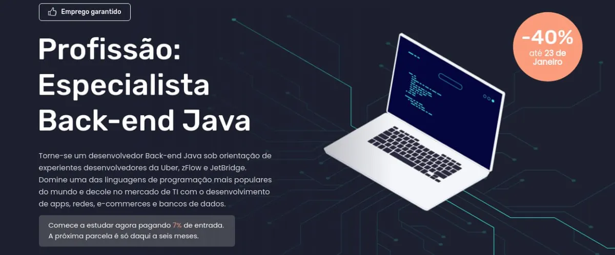 Capa: Baixar Curso Especialista Back-End Java EBAC (2024)