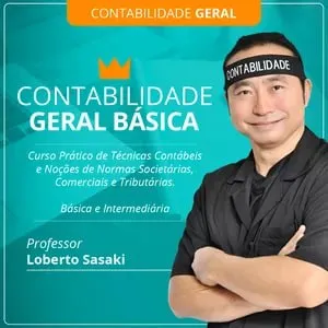 Capa: Curso Contabilidade Geral Básica Loberto Sasaki: Baixar Agora!