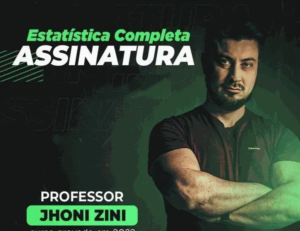 Capa: Baixar Estatística para Concursos Jhoni Zini – Completo!