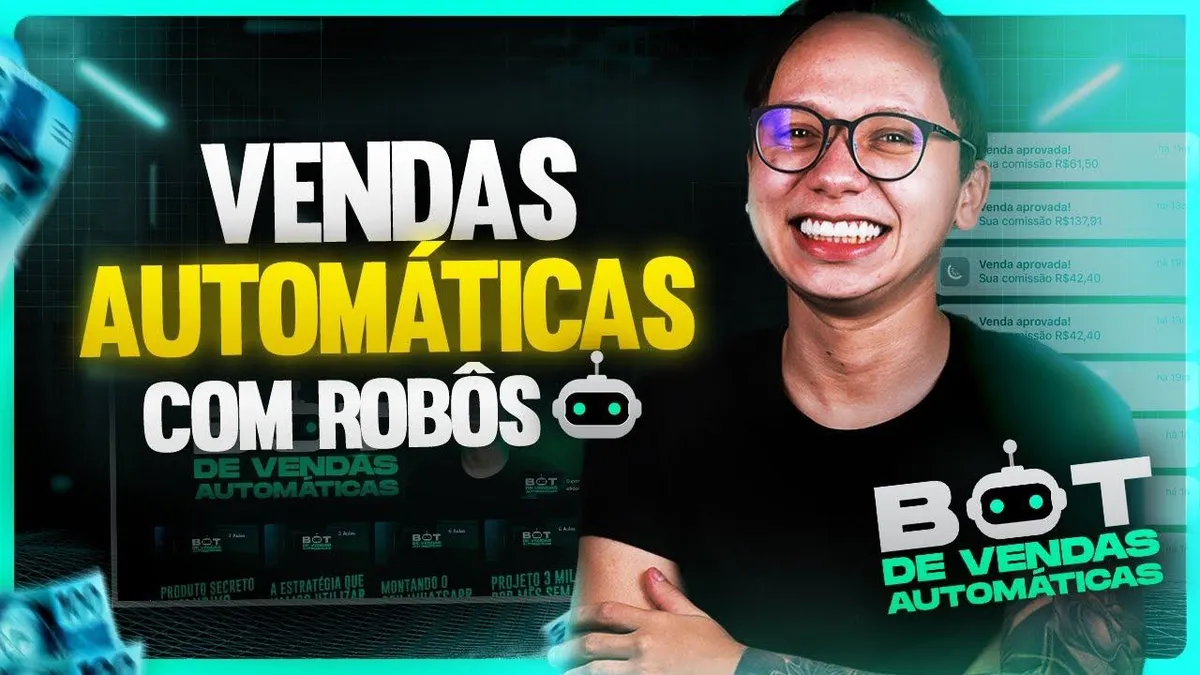 Capa: Baixar Bot de Vendas Automáticas Natan Sousa: Curso Completo