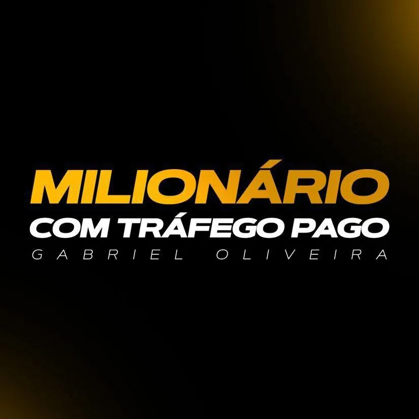 Capa: Milionário com Tráfego Pago: Baixar Curso Gabriel Oliveira!