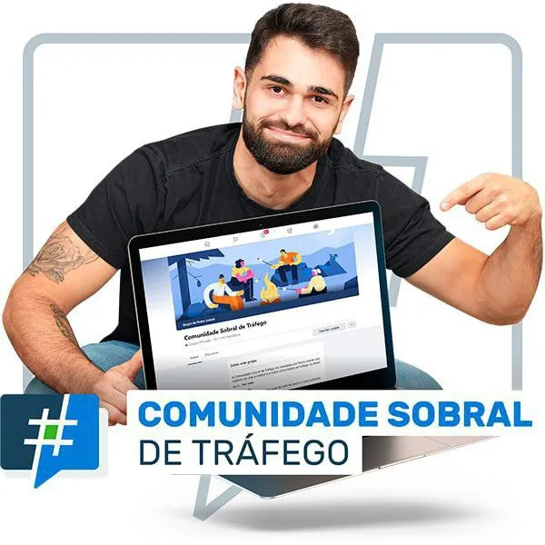 Capa: Comunidade Sobral de Tráfego: Baixe Agora o Curso Completo!